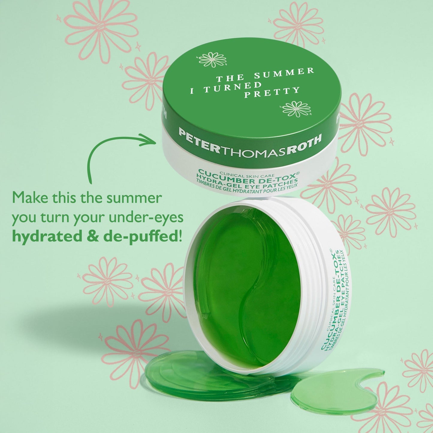 The Summer I Turned Pretty: Travel-Size Hydra-Gel Eye Patches (Cucumber De-Tox)