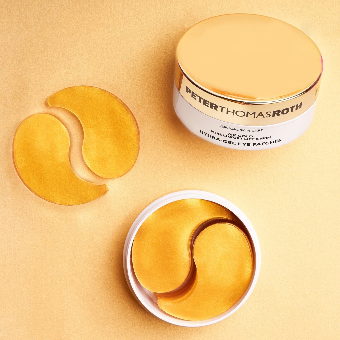 24K Gold Pure Luxury Lift & Firm Hydra-Gel Eye Patches|30 pairs